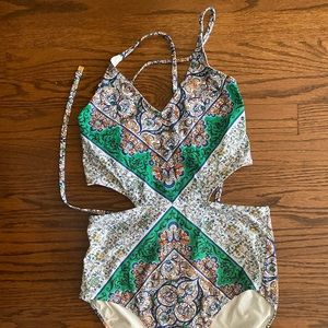 Tory Burch one piece swim suit